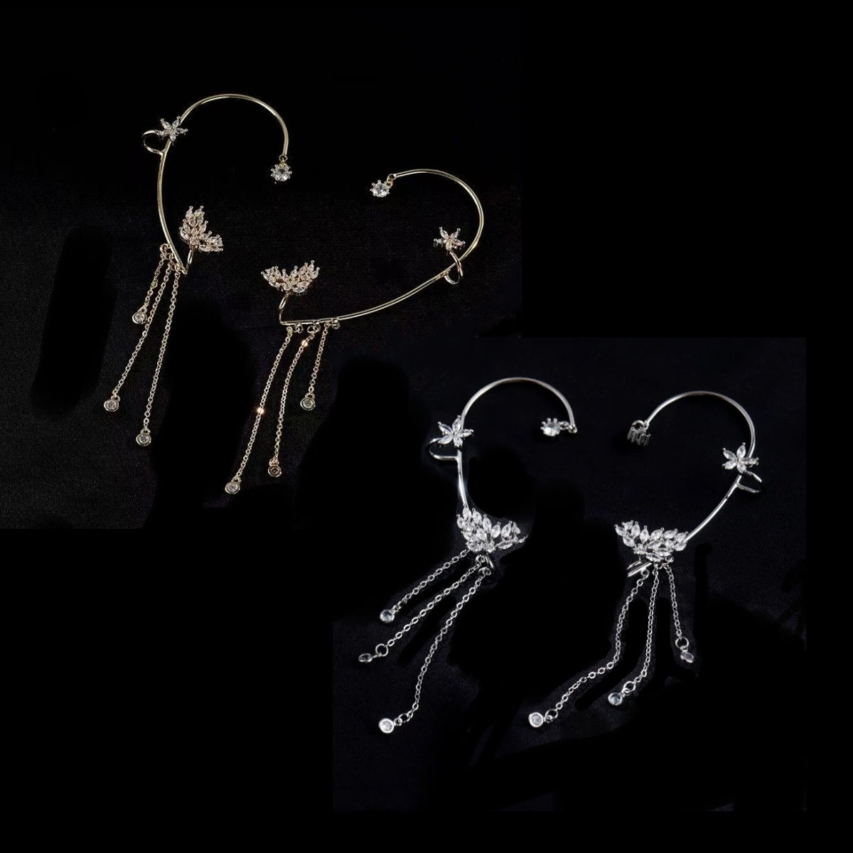 Tassel & Butterfly – Øreklemmer Sæt