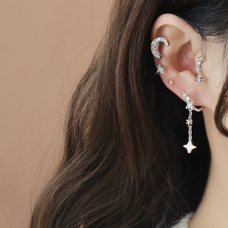 Pendientes de Estrella y Luna
