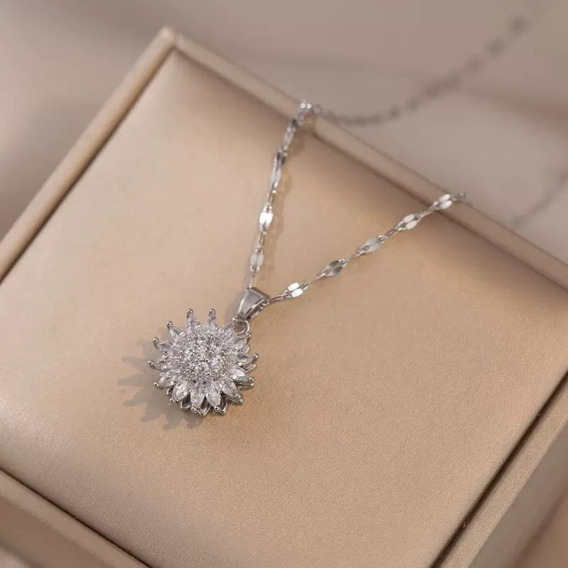 Sunflower Mood Jewelry Set – Rotatable Design