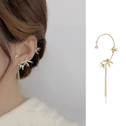 Star Swallow Ear Cuffs