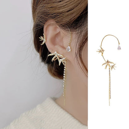 Star Swallow Ear Cuffs