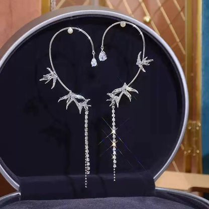 Star Swallow Ear Cuffs