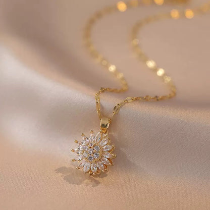 Sunflower Mood Jewelry Set – Rotatable Design
